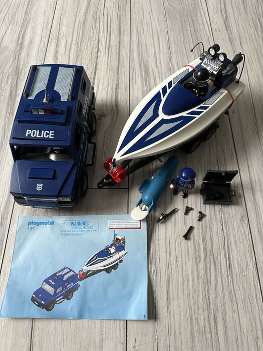 Playmobil zestaw policyjny 5187