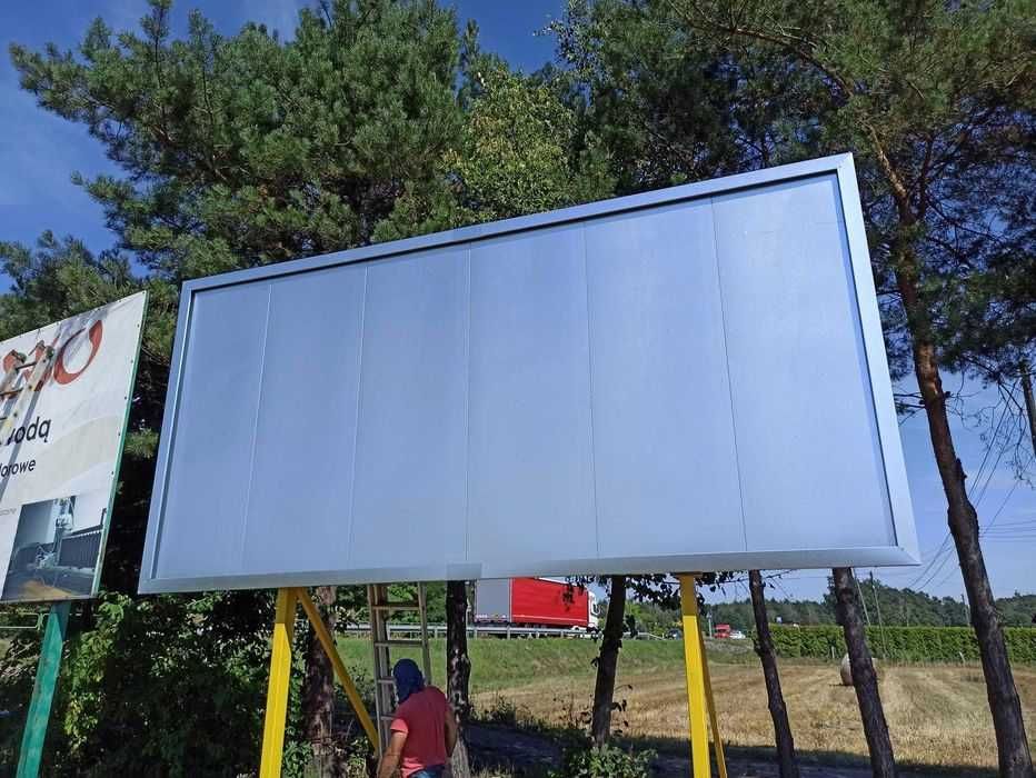 Tablica reklamowa 504x238 billboard, panele, bryty. Blacha 0.7mm ocynk