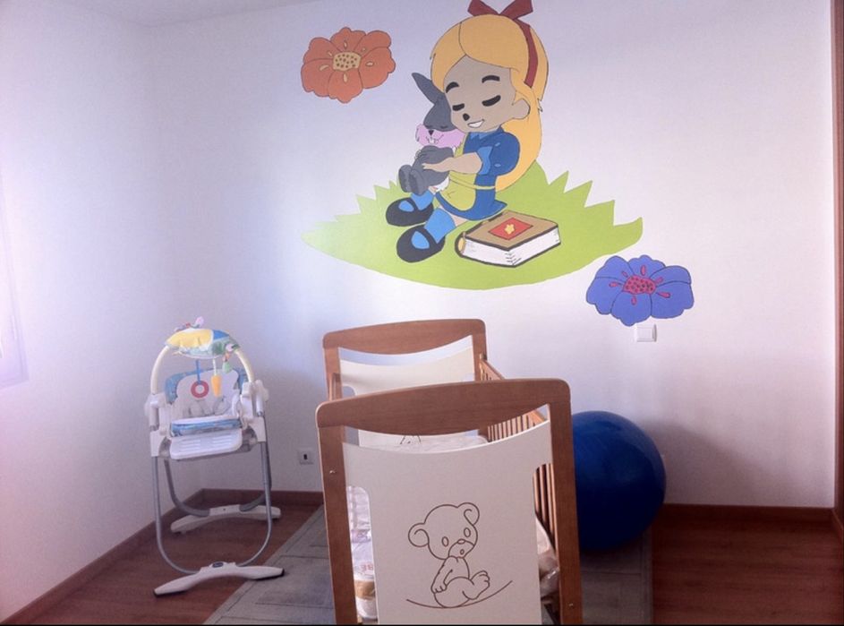 Cama de grades para bébé