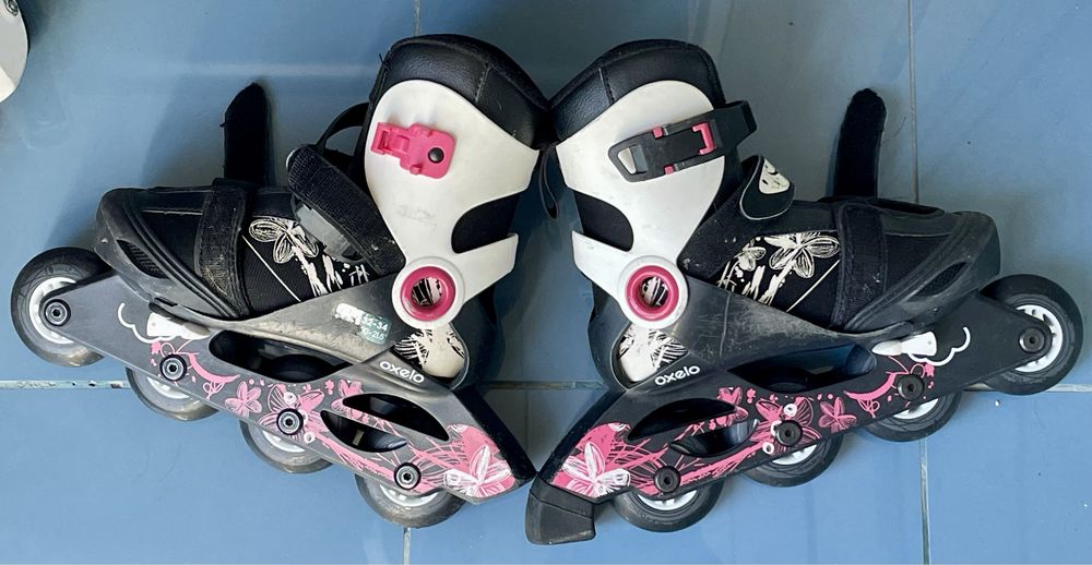 Patins Decathlon tamanho 32-34 criança