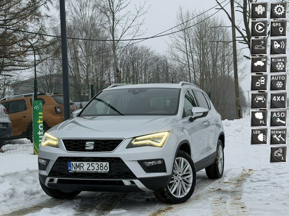 Seat Ateca 2.0 Tdi / 190Km 4Drive Full Led Automat Nawigacja