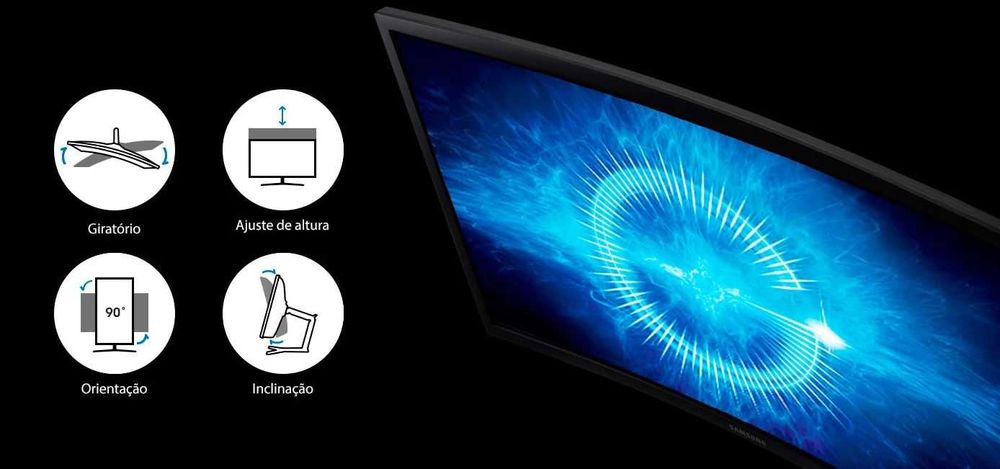 Monitor Gaming Samsung Curvo 24' (CFG24)