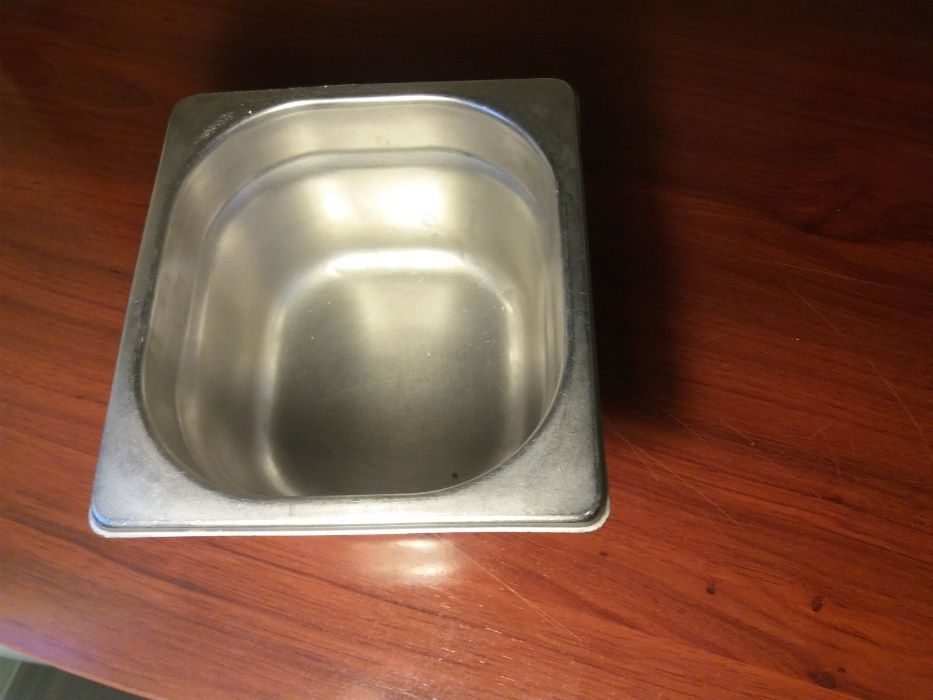 Cuvetes aço inox (várias unidades) - Gastronorm - tamanho 1/6