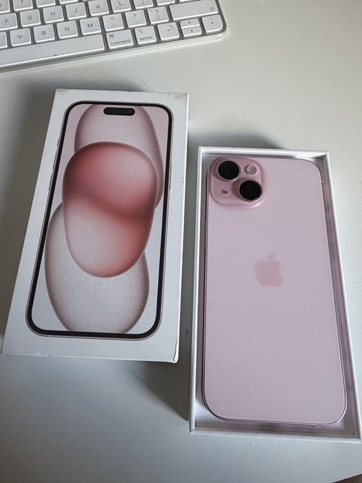 iPhone 15 128gb Pink Bateria 100% Idealny