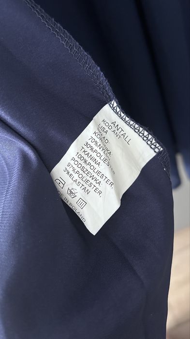 Sukienka granatowa Antall 38/M