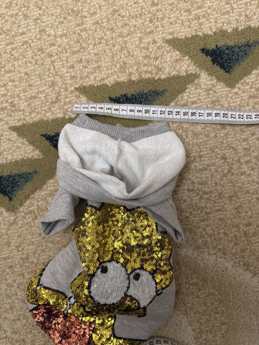 Худі, одяг з пайєтками для собачки малої породи