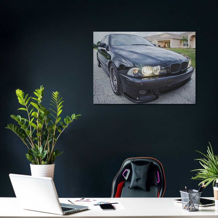 BMW E39, постер, картина на полотні