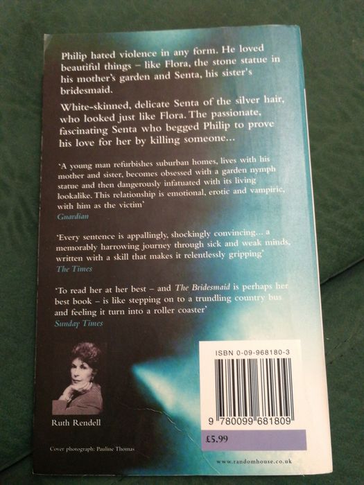 Livro "The Bridesmaid" de Ruth Rendell