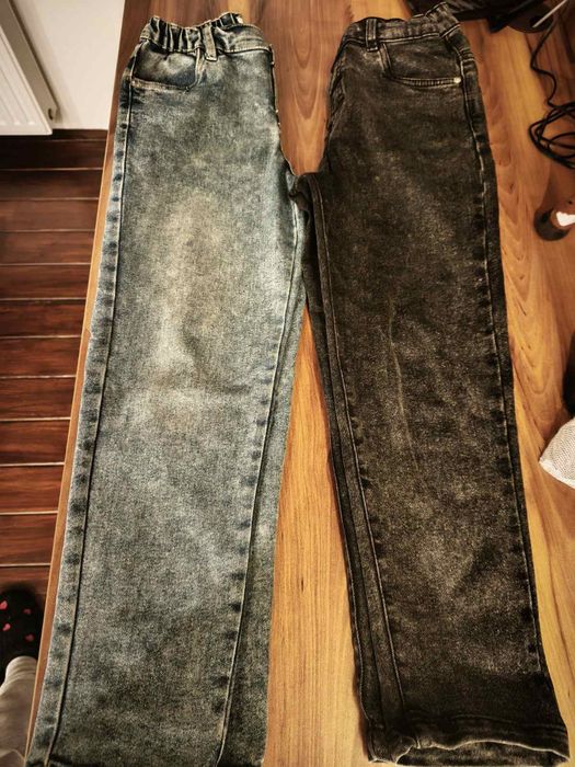 Джинсы морковки, голубые и черные