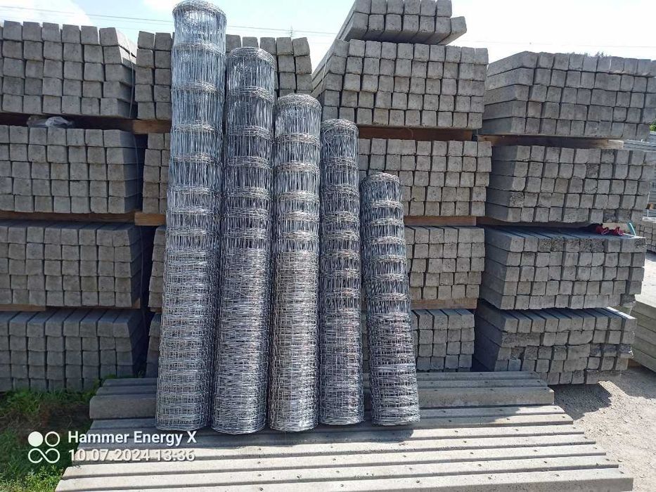 Słupek betonowy 10zł/słupki betonowe/Siatka leśna/Montaż