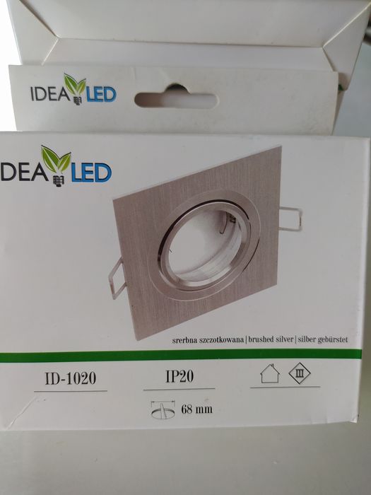 Oprawa sufitowa srebrna szczotkowana