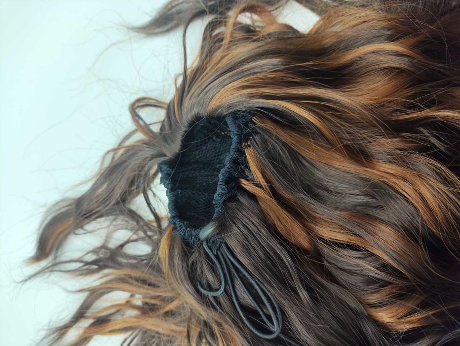 Kucyk Doczepiany Włosy Syntetyczne Falowane Długie 66cm Na Ściągacz