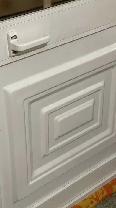 Porta Alumínio Branco e Vidros Duplos