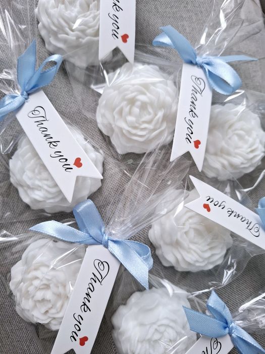 Mini Piwonia ręcznie robione mydełko handmade
