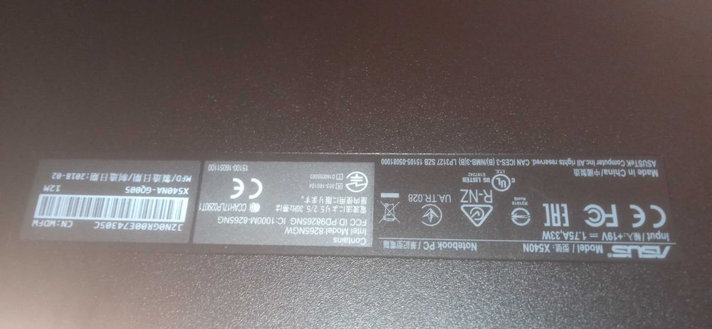 ASUS VivoBook X540NA для роботы в интернете и OFline