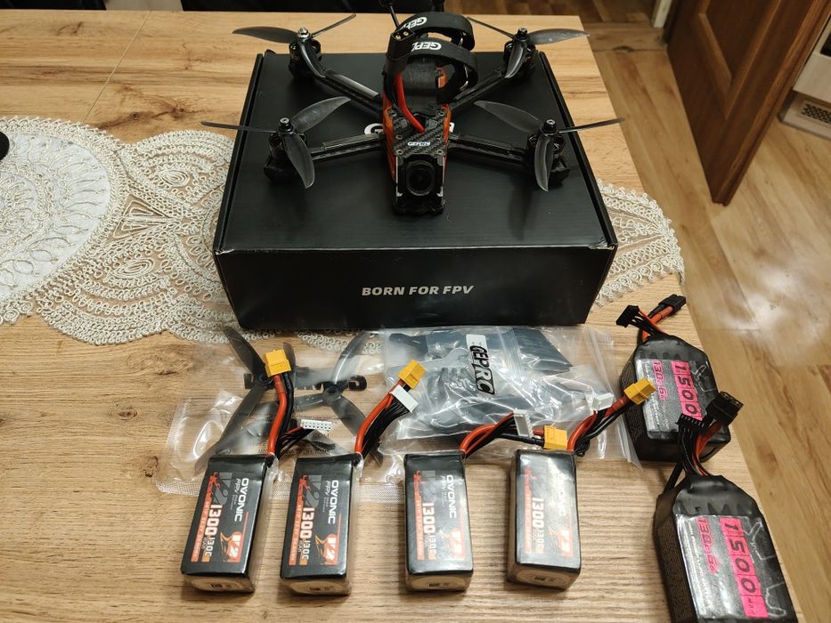 Dron Geprc Vapor D5 Dji o4 pro+GPS+6x lipo+ aktywny buzzer