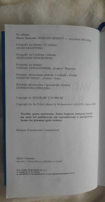 Nowe Vademecum Barmana T.Nowicki