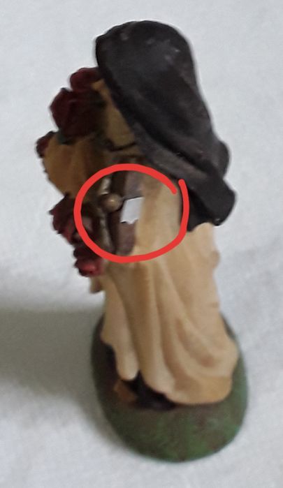 2 Figuras religiosas antigas em marfinites