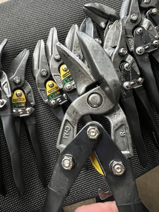 Ножиці по металу Stanley - «пелікани».