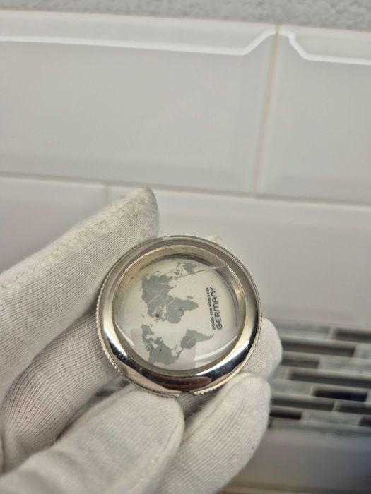 Koperta zegarka + tarcza mapa świata