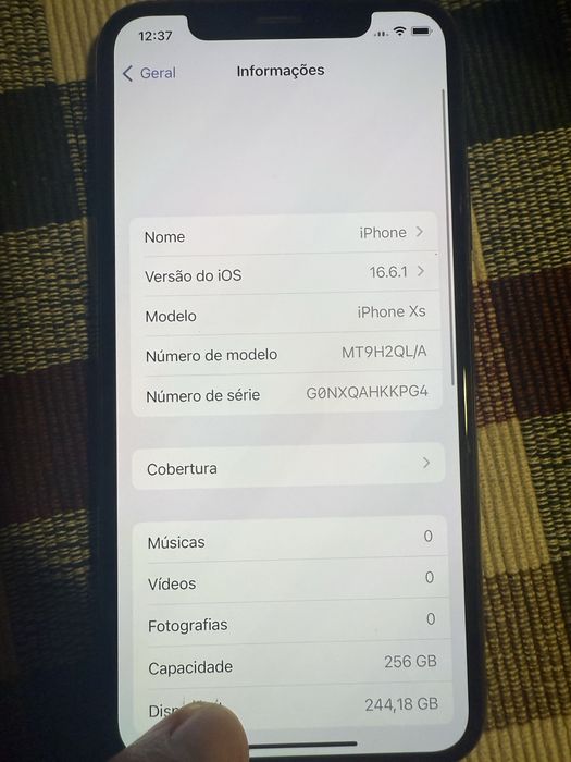 iphone XS 256 GB