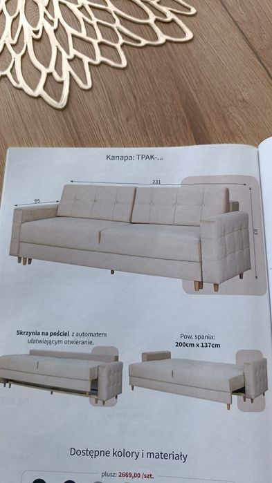 Kanapa  jak nowa