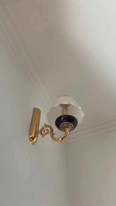 Conjunto de candeeiros antigos