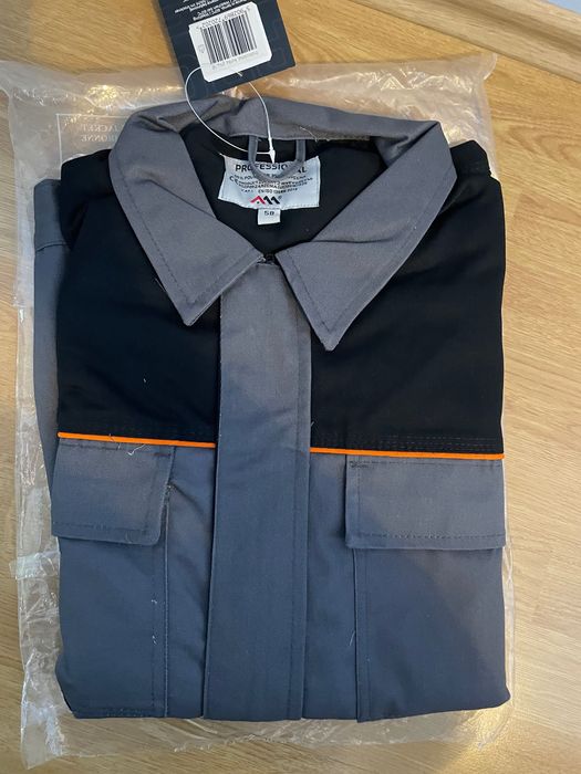 Nowa bluza robocza  r. 58 szaro-czarna z metkami