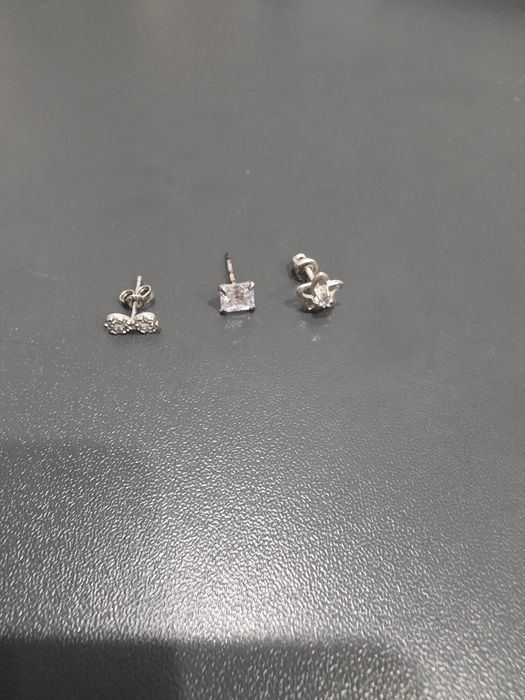 Гвоздик серёжки серебряные