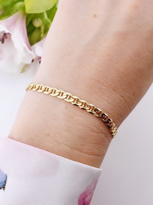 Złota, nowa bransoletka Gucci 585