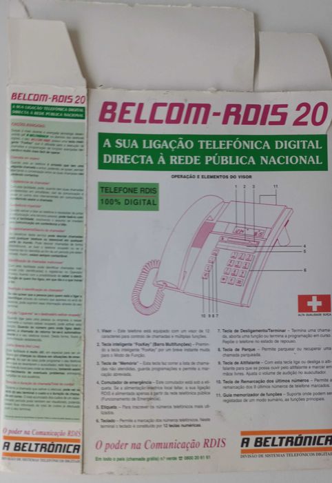 Vendo Telefone Beltrónica -RDIS, em bom estado de conservação.