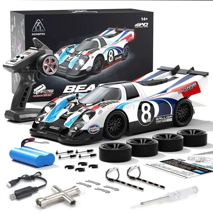 Радіокерована машинка 1:16 ZLL BEAST SG918 PRO 4WD 40 км/год RC Drift машинка