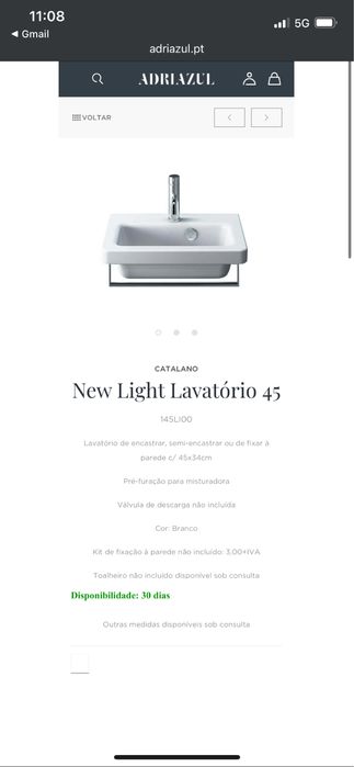 Lavatório catalano