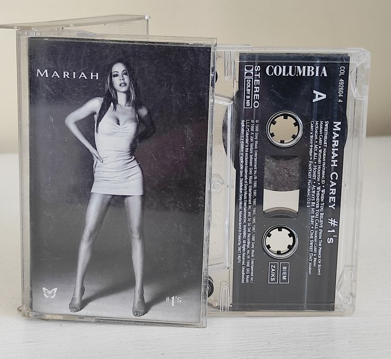 Kaseta magnetofonowa Mariah Carey "#1's"Oryginalna, używana.