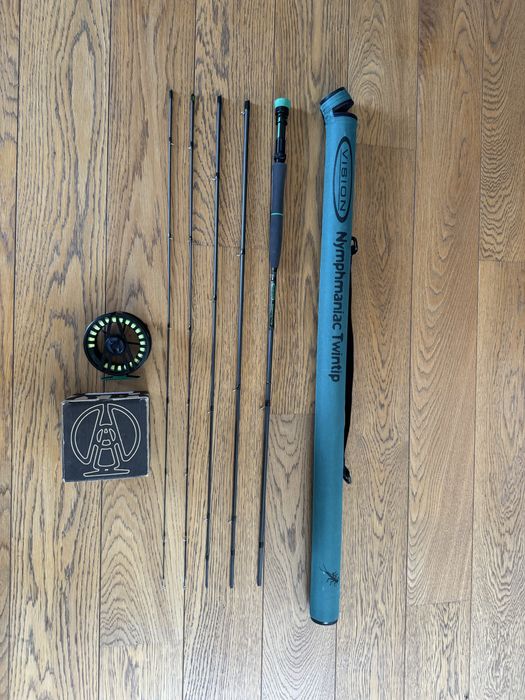 Zestaw muchowy Wędka Vision Nymphmaniac Twintip 10ft9 3wt + Kołowrotex XLV Nymph&Dry