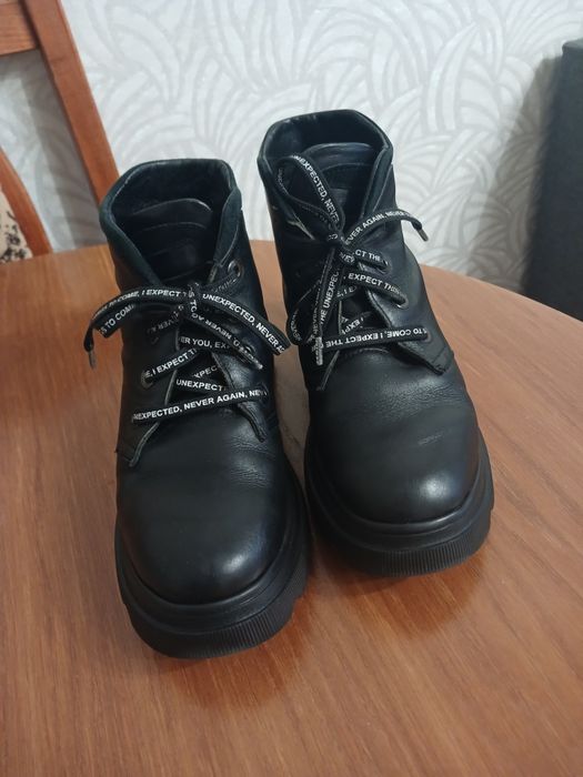 Черевички, шкіряні, зима 36