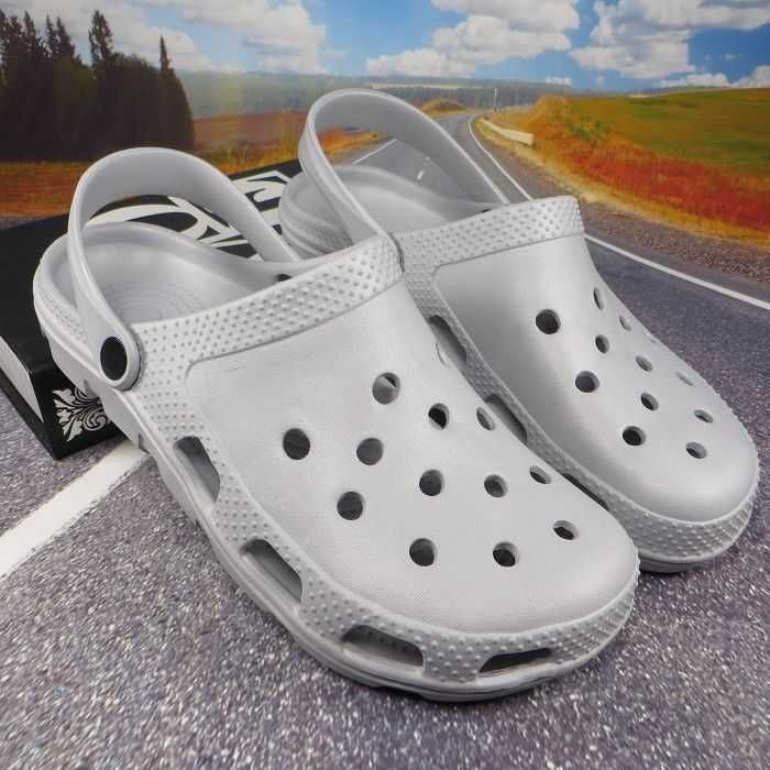 Серые мужские тапочки CROCS, тапочки крокс мужские, кроксы: 250 грн ...