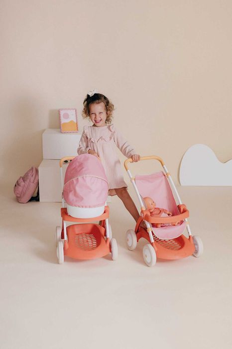 Коляска для ляльки Baby Nurse Теракотова пудра. Прогулянка 7600254024