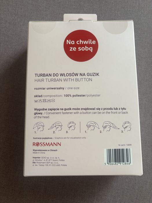 Turban do włosów