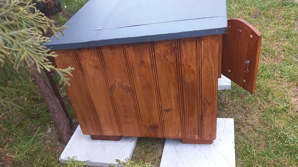 Буда для собаки утеплена 65х75х65см