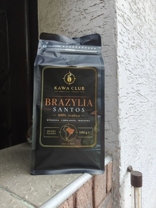Kawa palona brazylijska oryginalna tanio wyważona czekoladowo orzechowa polecam kawa club