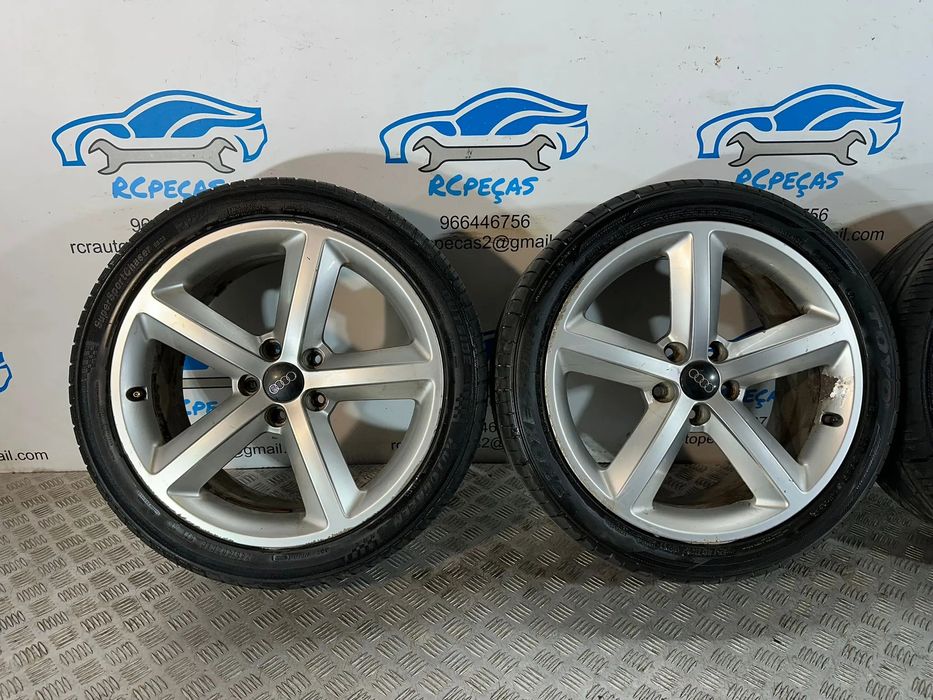 Conjunto Jantes 18 Audi S-line A4 B8 5x112 8J ET47 8K0801025Q