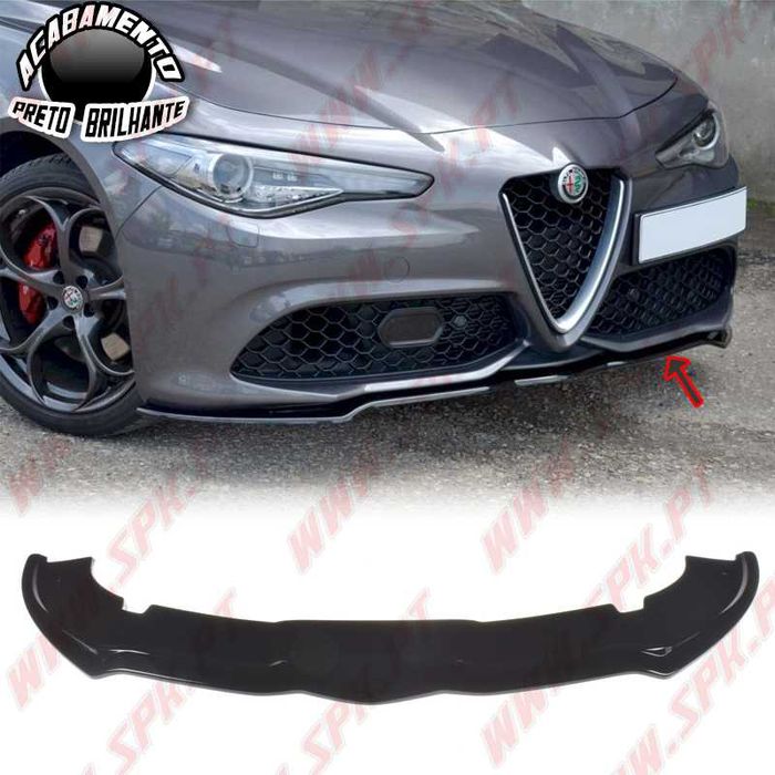 Portes Grátis - Lip / Spoiler Frontal Alfa Romeo Giulia Veloce - Novo