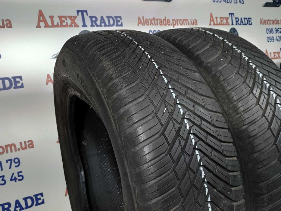 2 шт. 195/65 R15 Continental AllSeasonContact шини б/у, протектор 6,5 мм