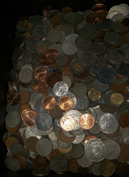 Lote de 20 kilos de moedas portuguesas