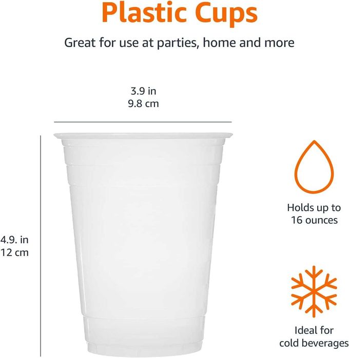 240 copos plásticos de 470 ml