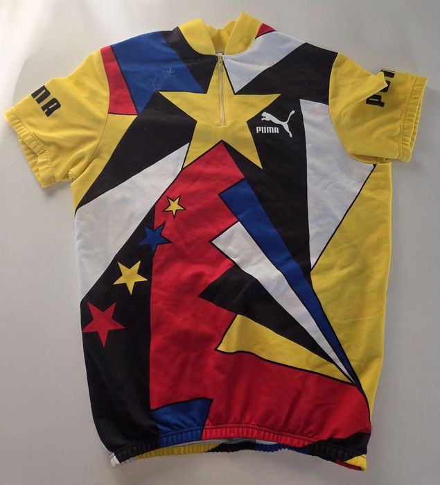 Koszulka na rower Puma retro vintage