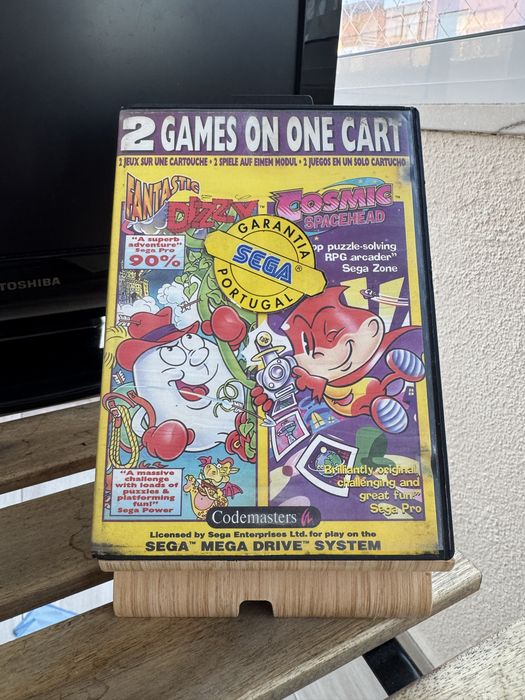 Mega Drive | 2 in 1: Fantastic Dizzy + Cosmic Spacehead | PAL | CIB