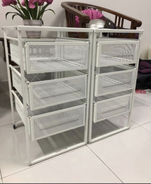 Комод офісний IKEA LENNART білий тумба на колесах икеа ленарт