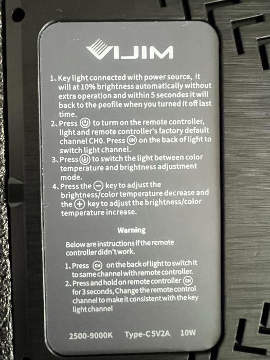Світлодіодна панель Ulanzi Vijim K20 Pro